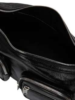 Outpocket Hobo black glossy plain