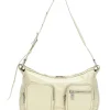 Outpocket Hobo blond wood glossy plain