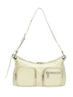 Outpocket Hobo blond wood glossy plain