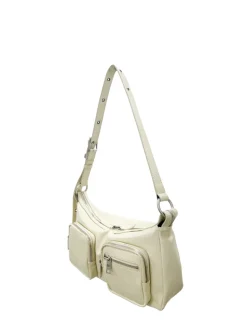 Outpocket Hobo blond wood glossy plain