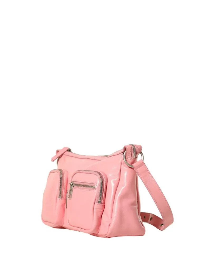 Outpocket Hobo candy pink glossy plain
