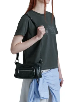 Outpocket Hobo Mini black glossy plain