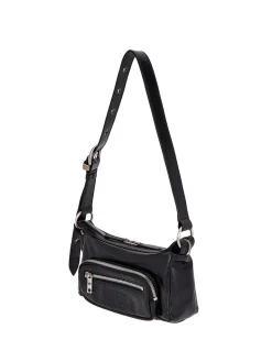 Outpocket Hobo Mini black glossy plain