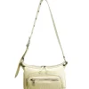 Outpocket Hobo Mini blond wood glossy plain
