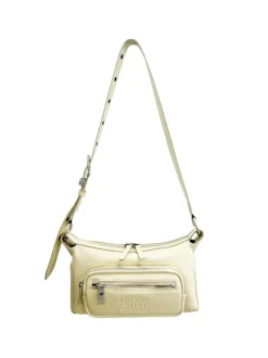 Outpocket Hobo Mini blond wood glossy plain
