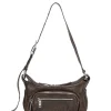 Outpocket Hobo Mini washed brown pull-up