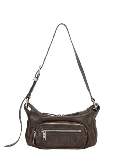 Outpocket Hobo Mini washed brown pull-up