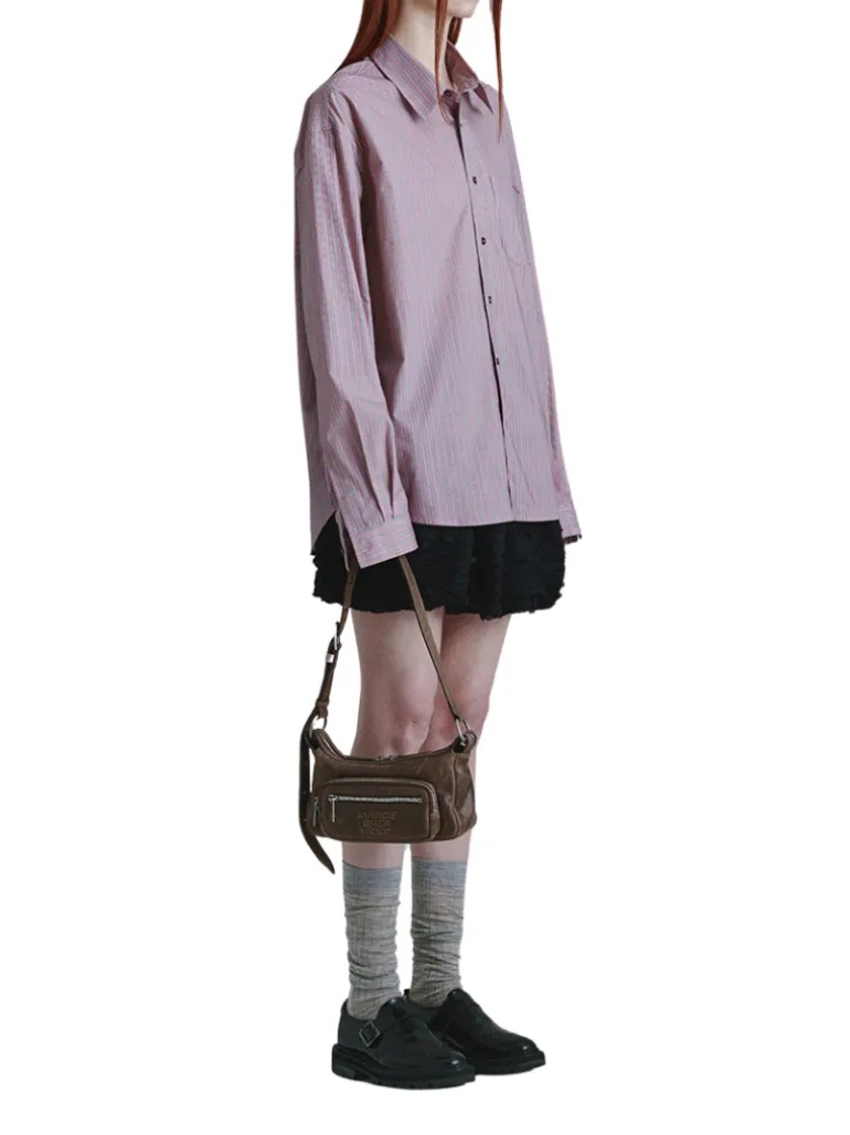 Outpocket Hobo Mini washed brown pull-up