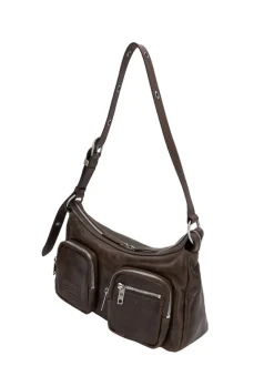 Outpocket Hobo washed brown pull-up