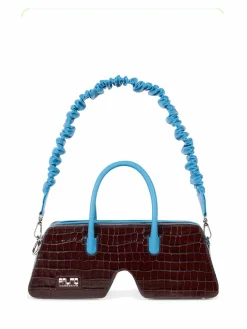 Paco croc brown & blue