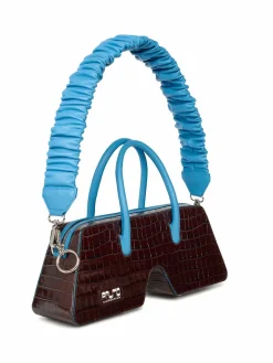 Paco croc brown & blue