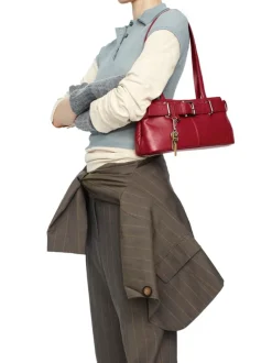 Shoulder Brocle Mini plum red