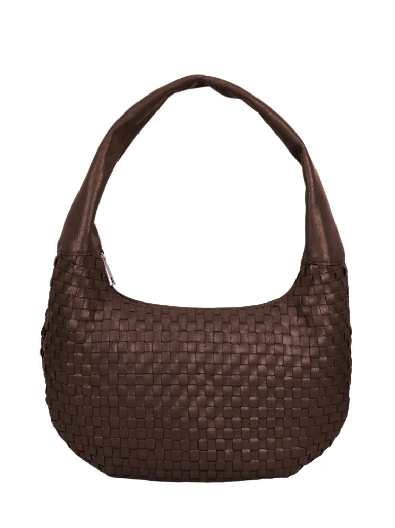 Small Gabi braided mountain dark brown