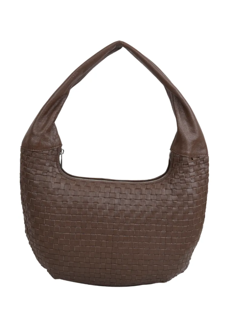 Small Gabi braided mountain dark brown