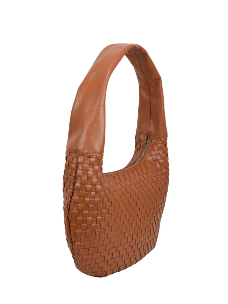 Small Gabi braided mountain cognac
