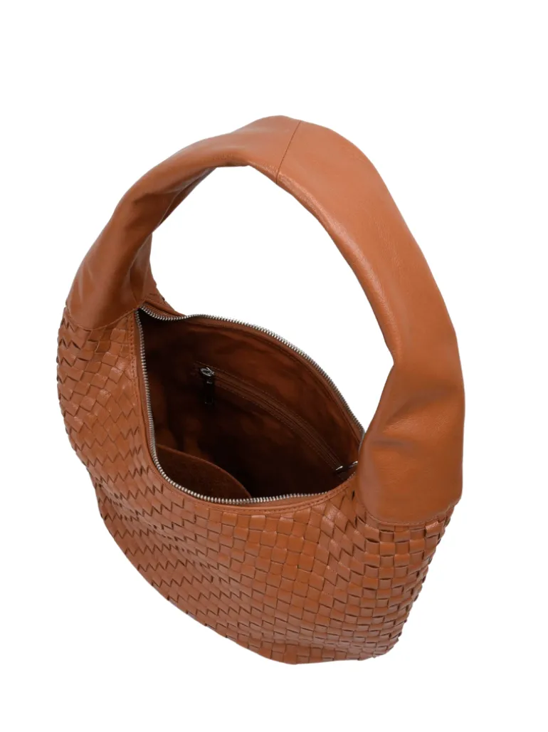 Small Gabi braided mountain cognac