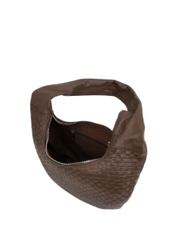 Small Gabi braided mountain dark brown