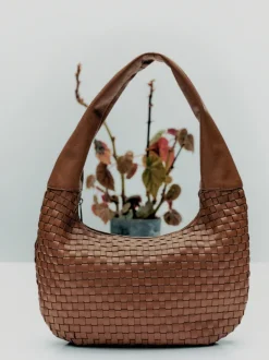 Small Gabi braided mountain cognac