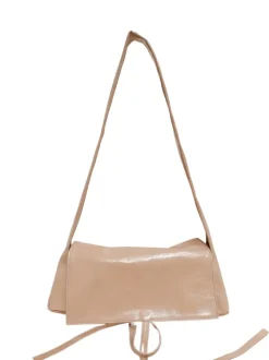 Triangle Messenger Bag crushed patent sand